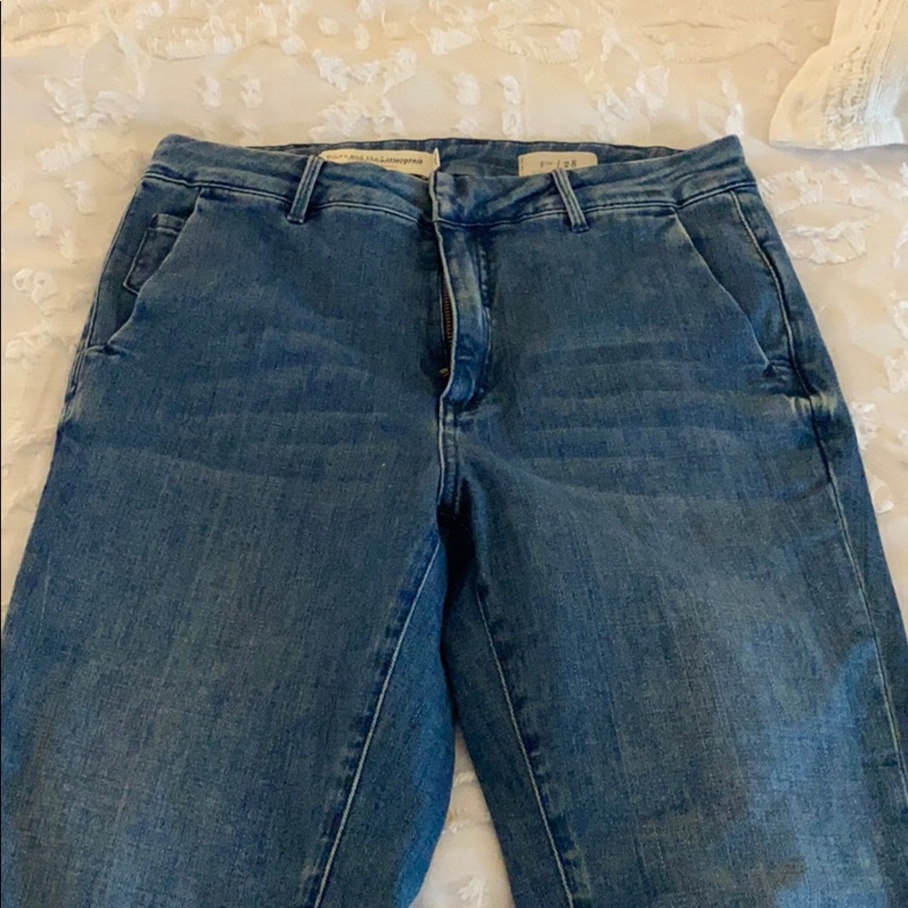 Pilcro & the Letterpress cropped jeans